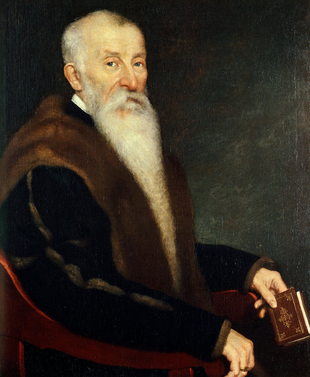 Portrett av Gerolamo Agosti, av Giovanni Battista Moroni (ca 1525-1578) av Giovanni Battista Moroni