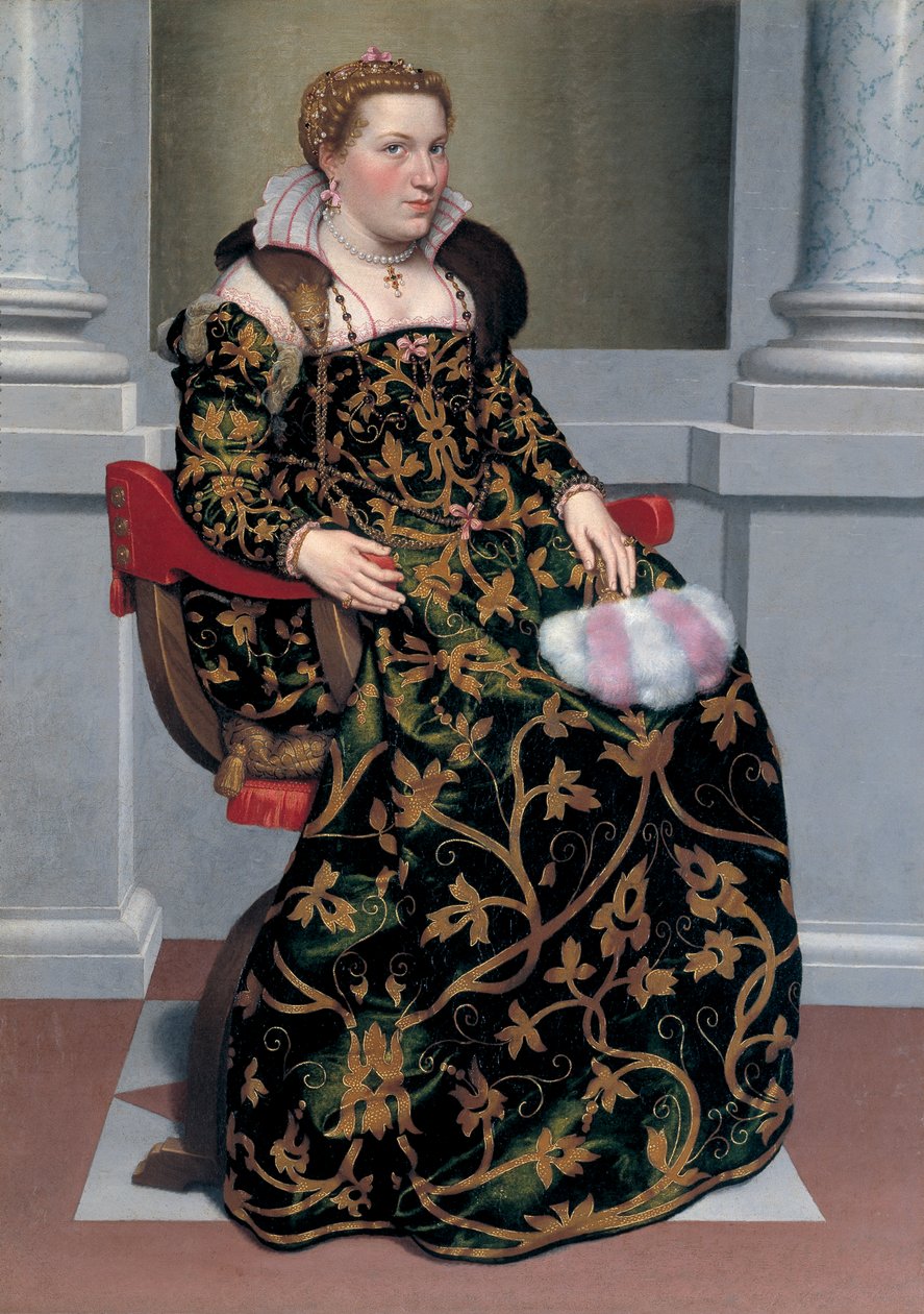 Portrett av Isotta Brembati, ca 1555. av Giovanni Battista Moroni