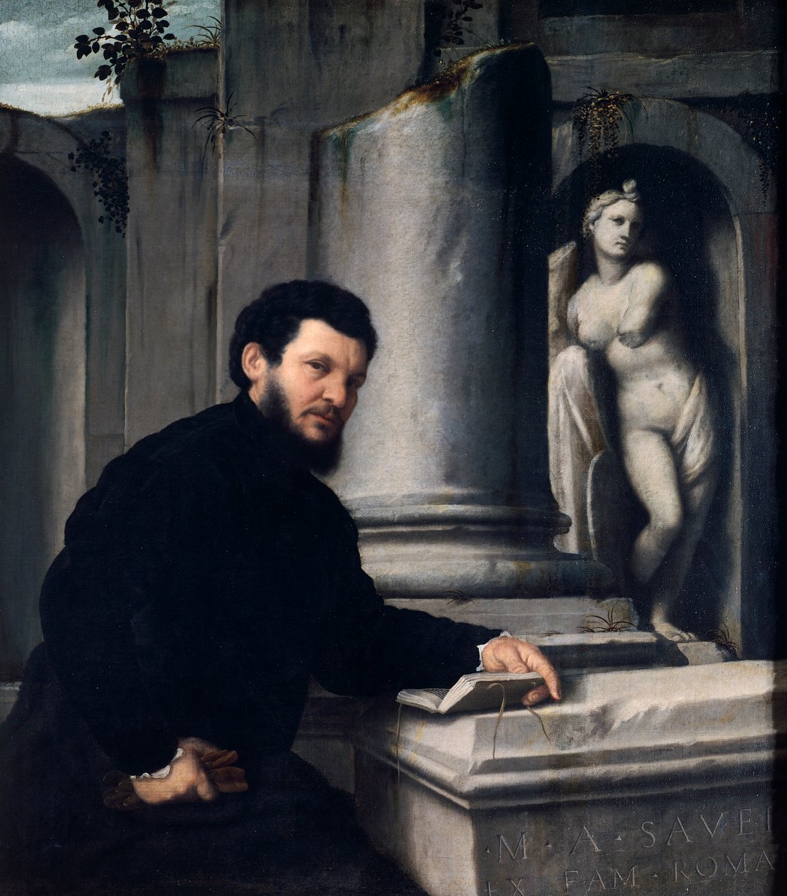 Portrett av Marco Antonio Savelli av Giovanni Battista Moroni