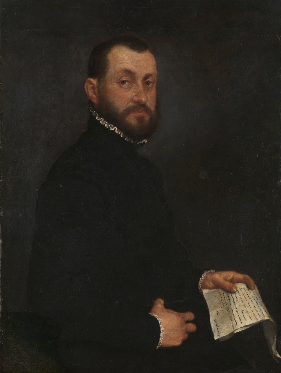 Portrett av en mann av Giovanni Battista Moroni