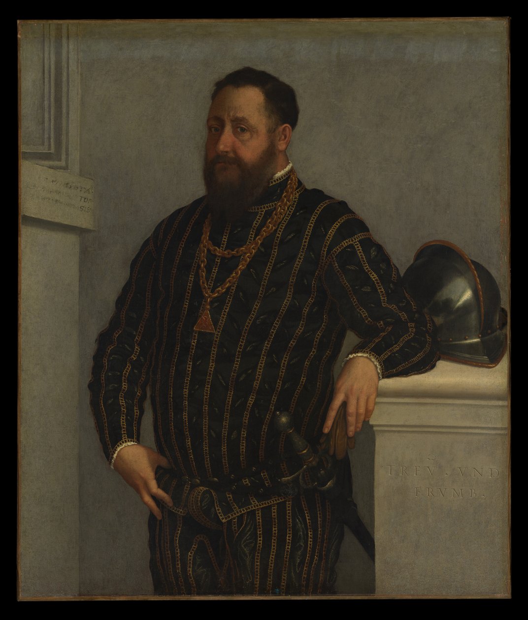 Portrett av en mann av Giovanni Battista Moroni
