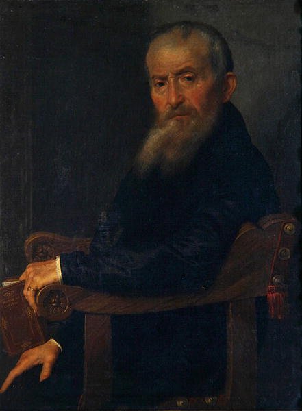 Portrett av poeten Giovanni Antonio Pantera, ca. 1571-72 (olje på lerret) av Giovanni Battista Moroni