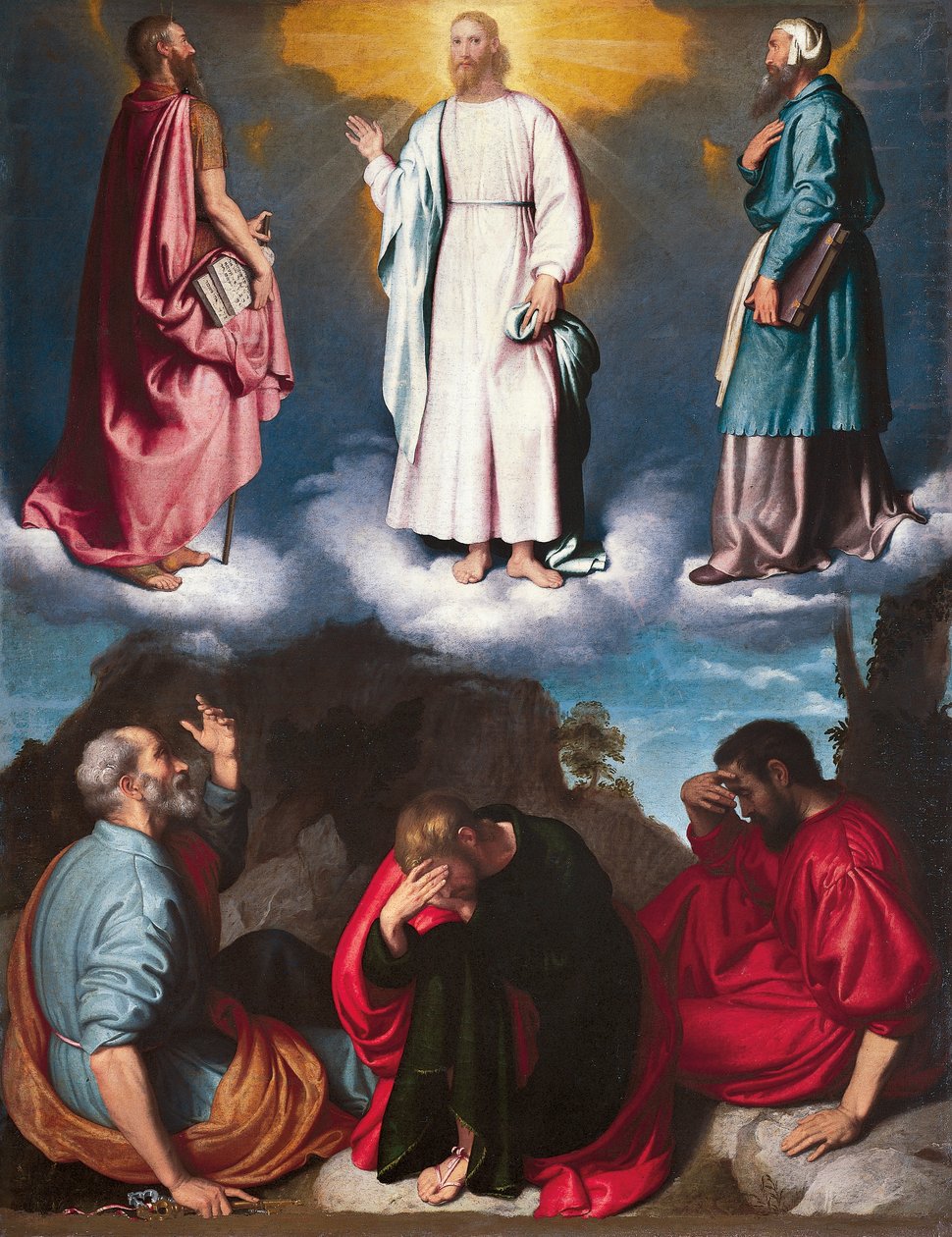 Transfigurasjon av Giovanni Battista Moroni (cirka 1525-1578) av Giovanni Battista Moroni