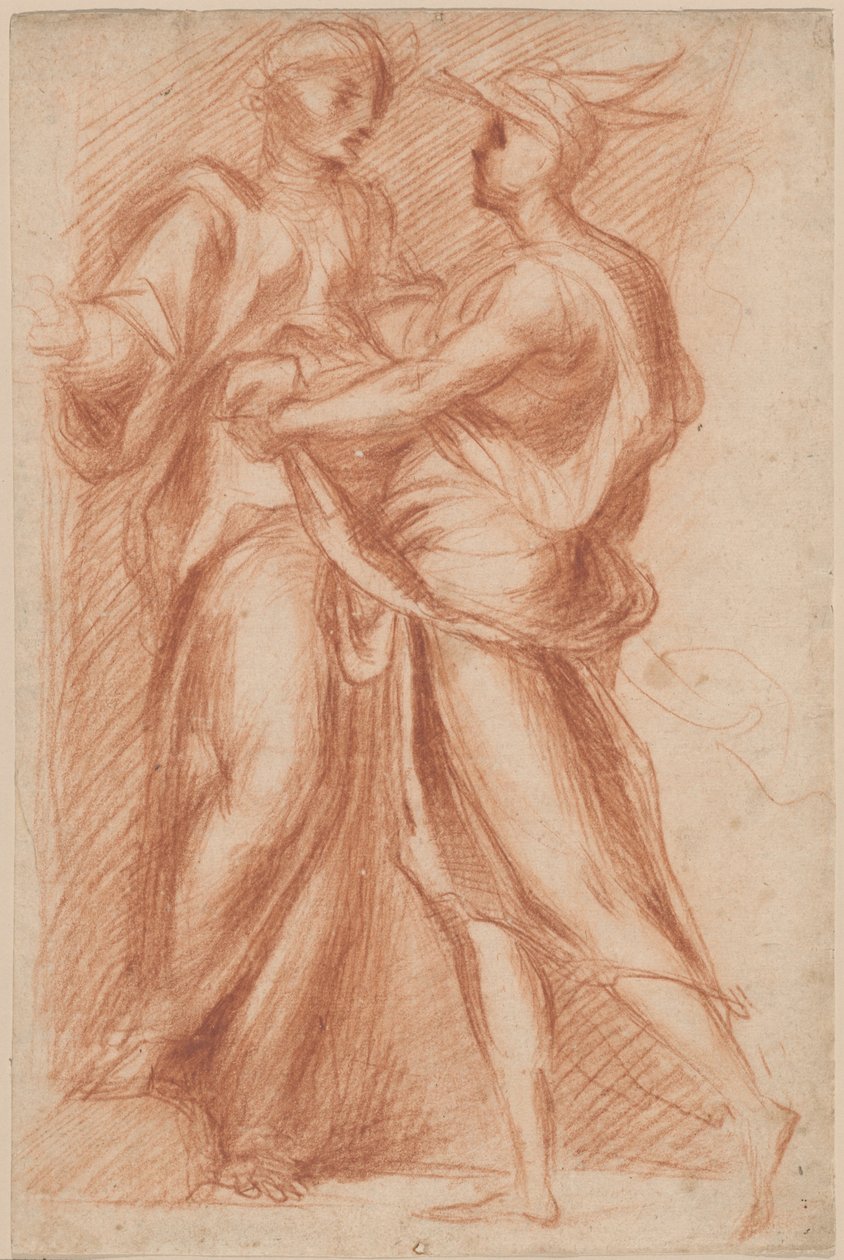 Mercury og Aglauros av Giovanni Battista Naldini
