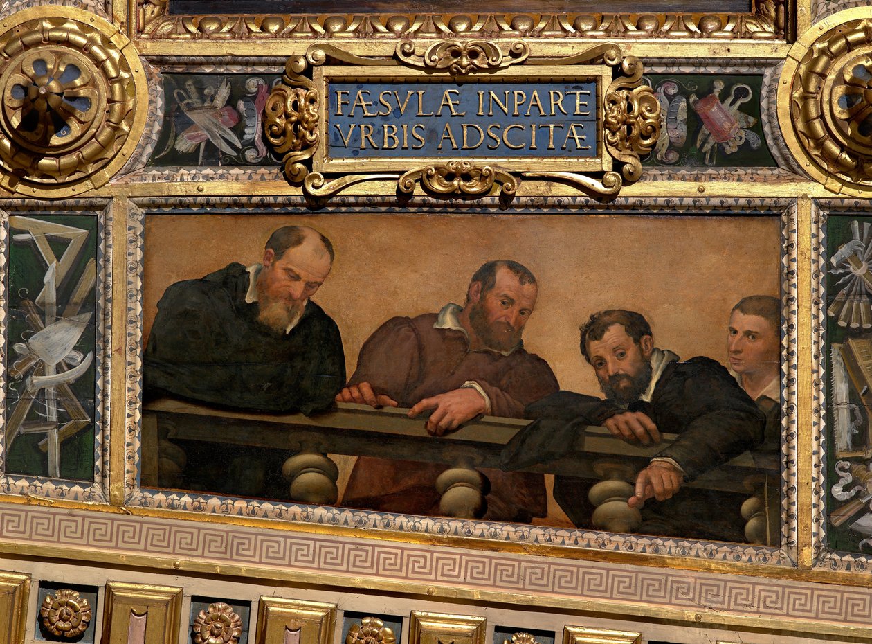Portretter av Vasaris samarbeidspartnere av Giovanni Battista Naldini
