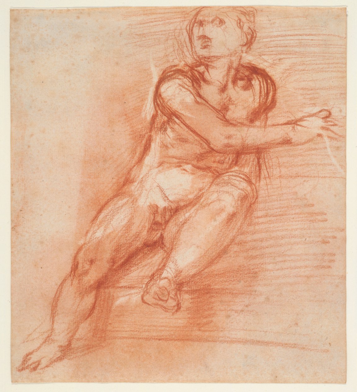 Studie av en ungdom av Giovanni Battista Naldini