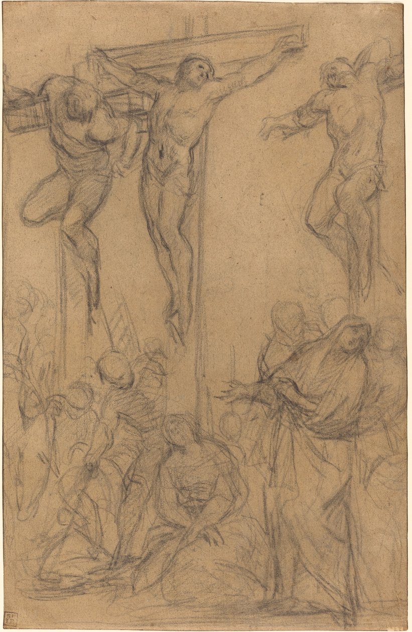 Korsfestelsen av Giovanni Battista Naldini