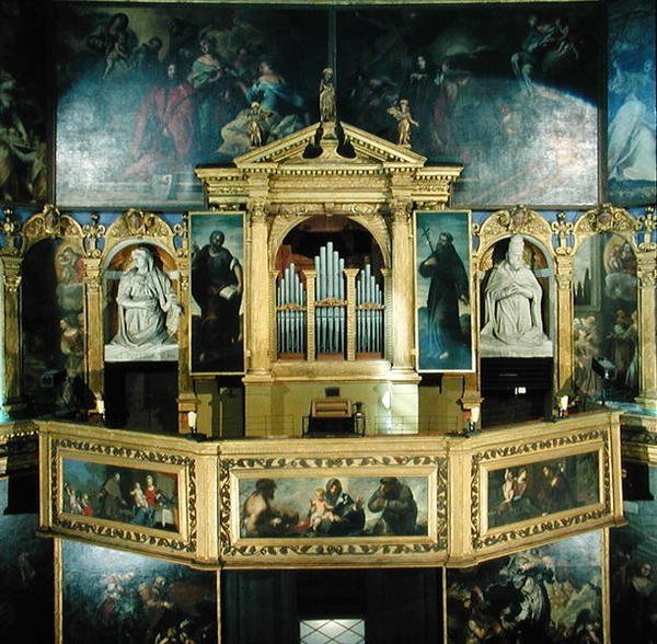 Utsikt over orgelet, 1615 av Giovanni Battista Novello