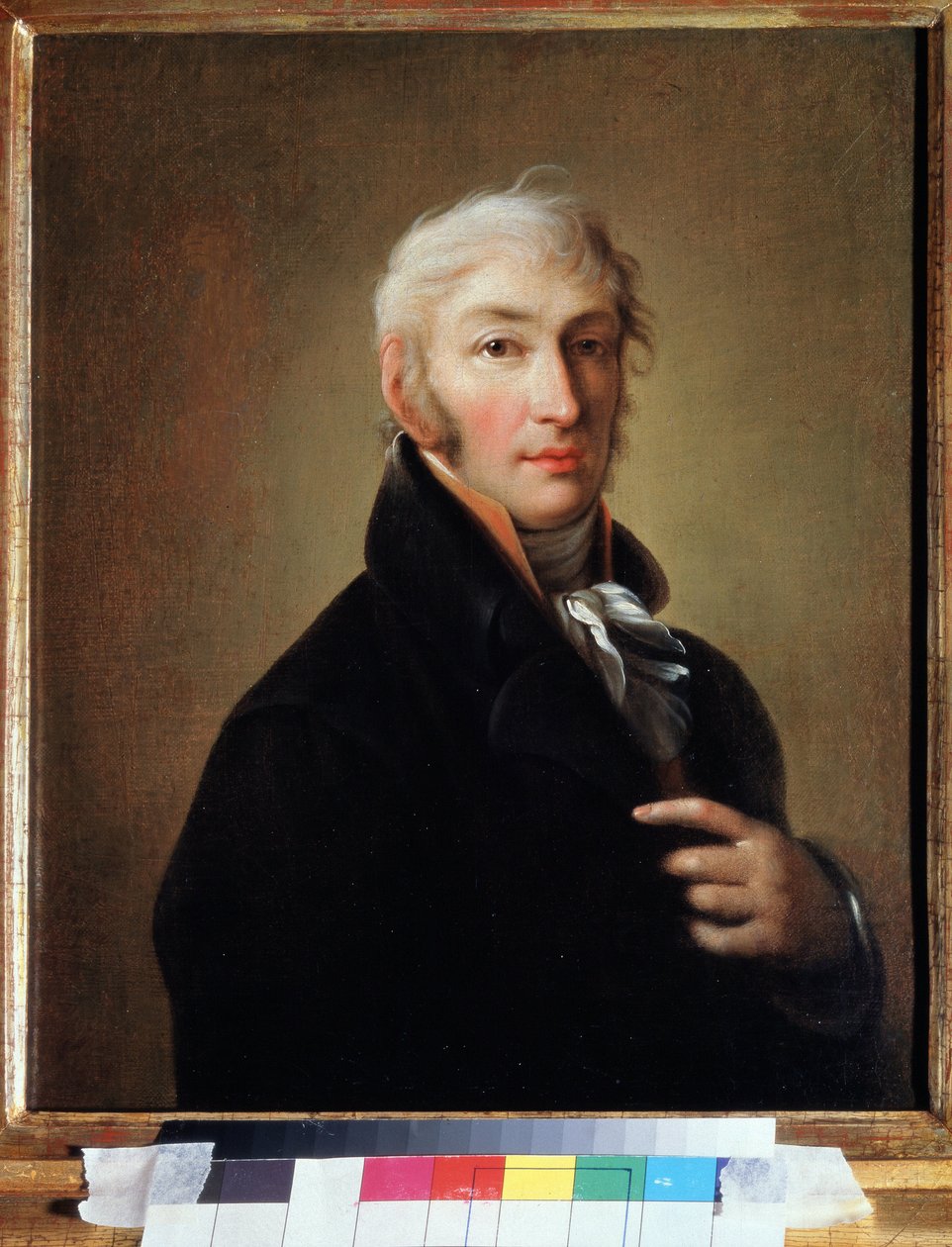 ""Portrett av den russiske forfatteren og historikeren Nikolai Karamzine (1766-1826)"" Maleri av Giovanni Battista Damon Ortolani (1750-cirka 1810) 1805 A. Pushkin Memorial Museum Saint Petersburg av Giovanni Battista Ortolani Damon