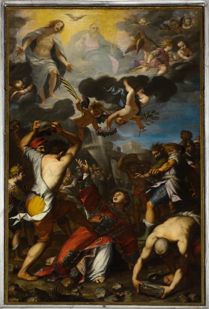 Steining av St. Stefan av Giovanni Battista Paggi