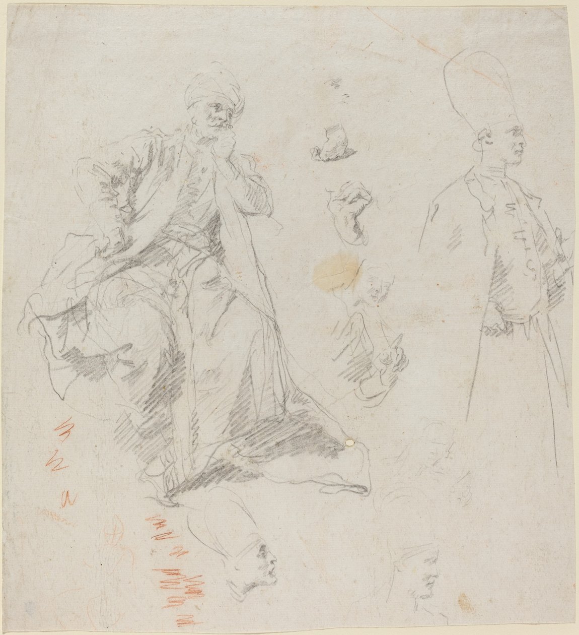 Kalifen Aladin og hans rådgivere av Giovanni Battista Piazzetta