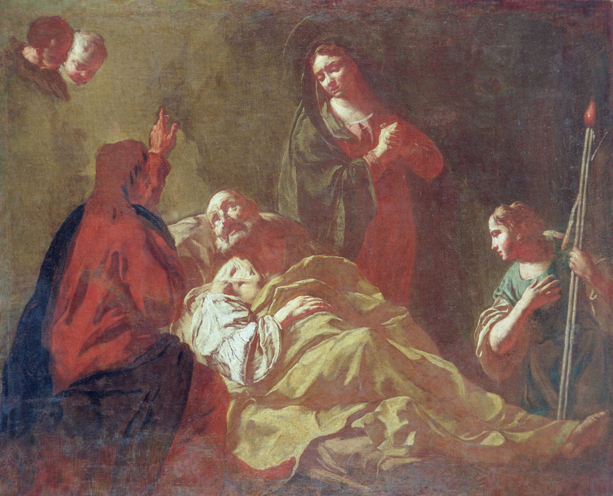 St. Josephs død, ca. 1740 av Giovanni Battista Piazzetta