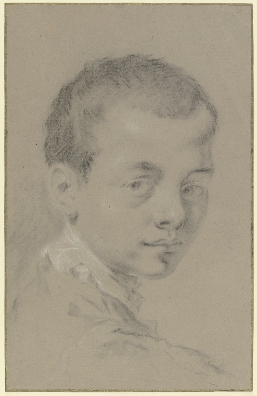 Gutthode, trekvartprofil av Giovanni Battista Piazzetta