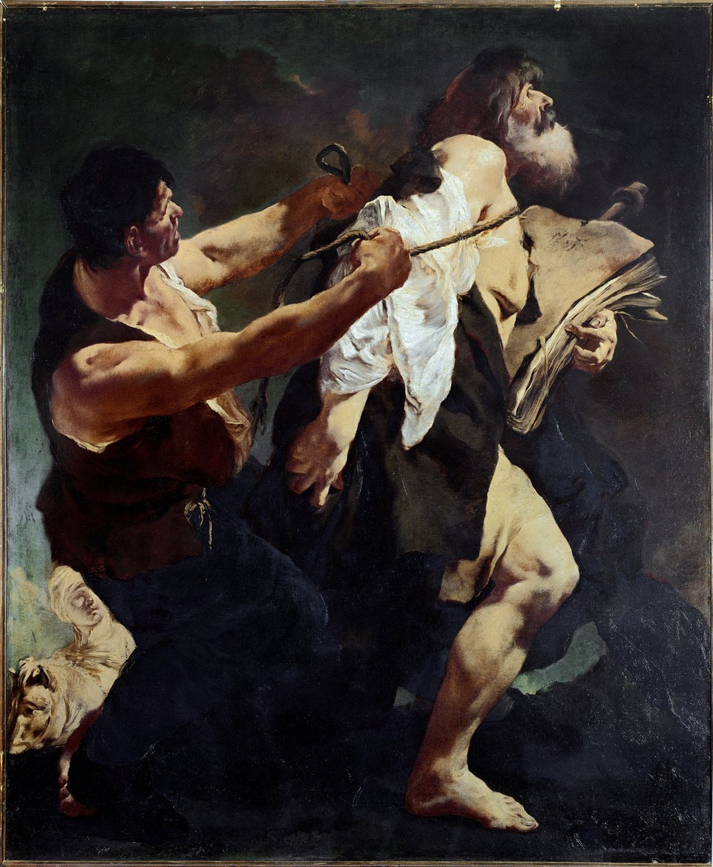 Saint James the Major er Train to the Martyr (olje på lerret av Giovanni Battista Piazzetta