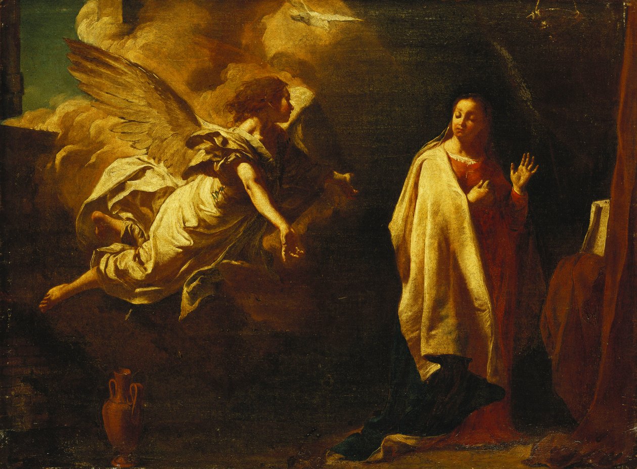 Kunngjøringen av Giovanni Battista Piazzetta