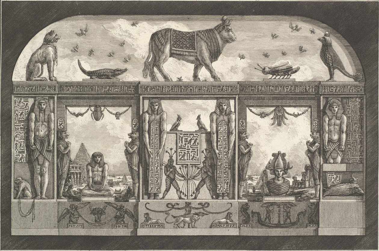 Gammelt egyptisk ornament, 1769. av Giovanni Battista Piranesi