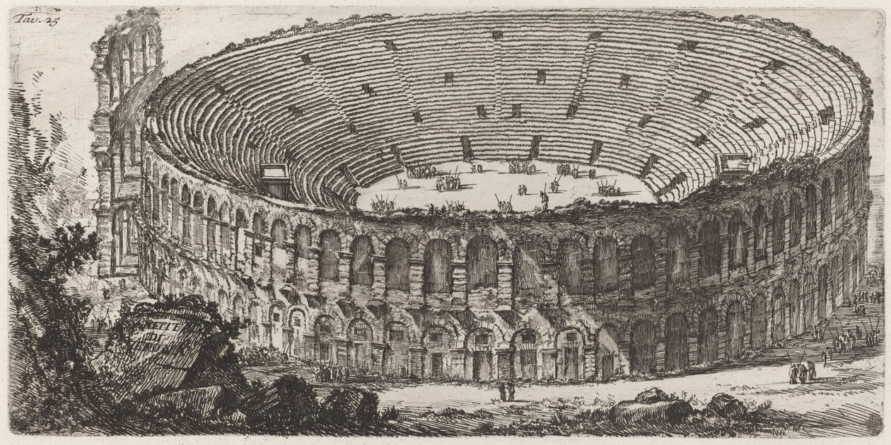 Verona amfiteater av Giovanni Battista Piranesi