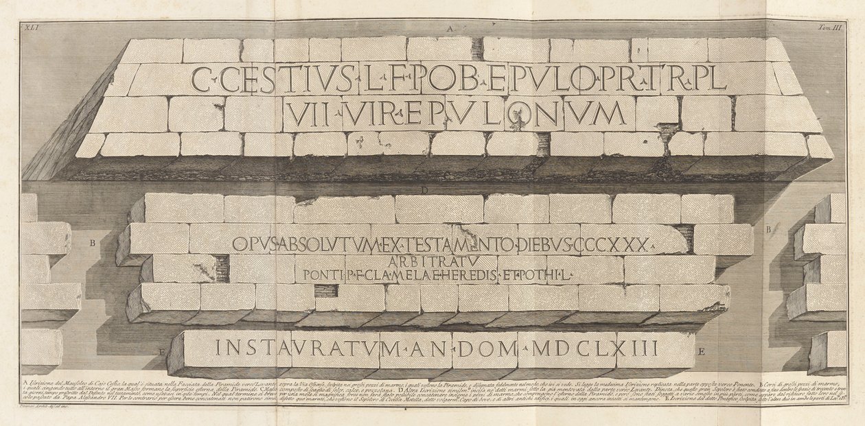 Antichit? romane (romerske antikviteter), vol. III av Giovanni Battista Piranesi