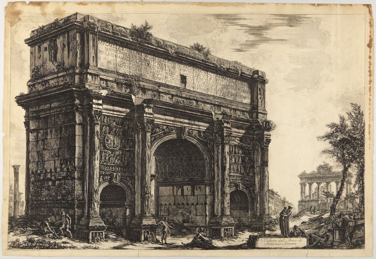 Septimius Severus-buen av Giovanni Battista Piranesi