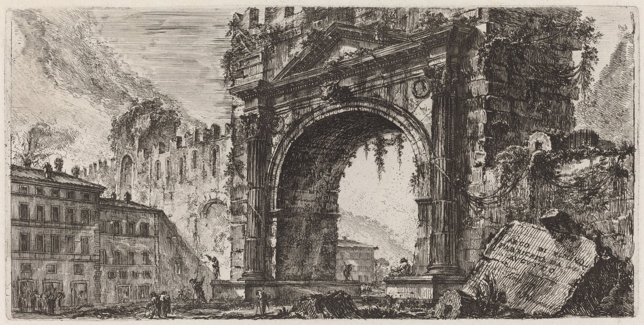 Riminobuen laget av Augustus av Giovanni Battista Piranesi