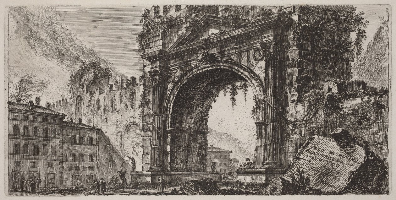 Augustusbuen i Rimini av Giovanni Battista Piranesi