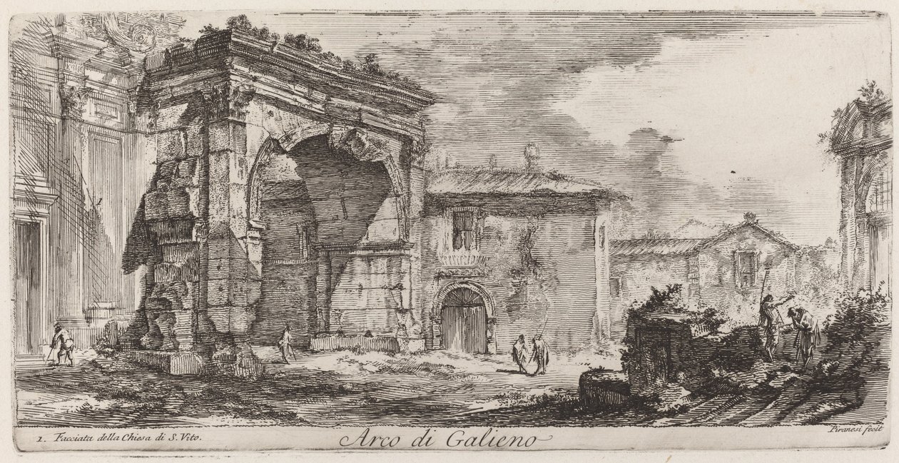 Trajans bue i Ancona av Giovanni Battista Piranesi