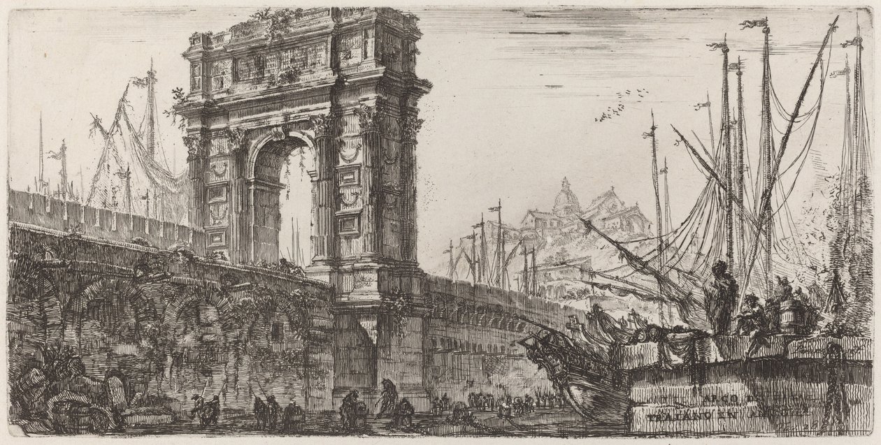 Trajans bue i Ancona av Giovanni Battista Piranesi