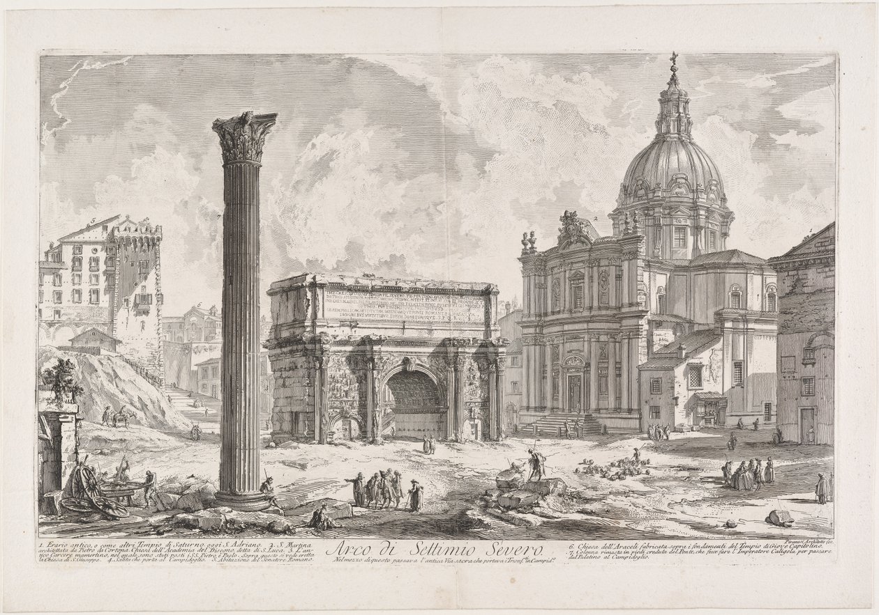Septimius Severus-buen av Giovanni Battista Piranesi