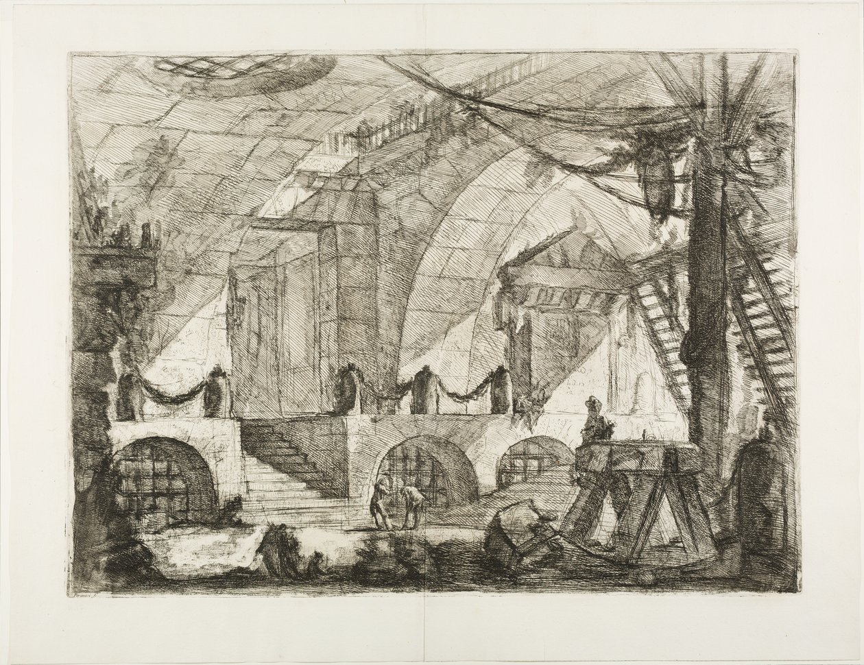 Portrett av en ung mann av Giovanni Battista Piranesi