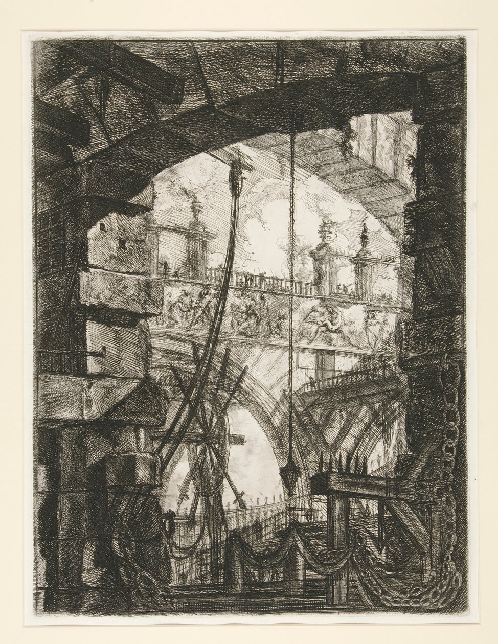 Prisons, IV: The Grand Piazza av Giovanni Battista Piranesi