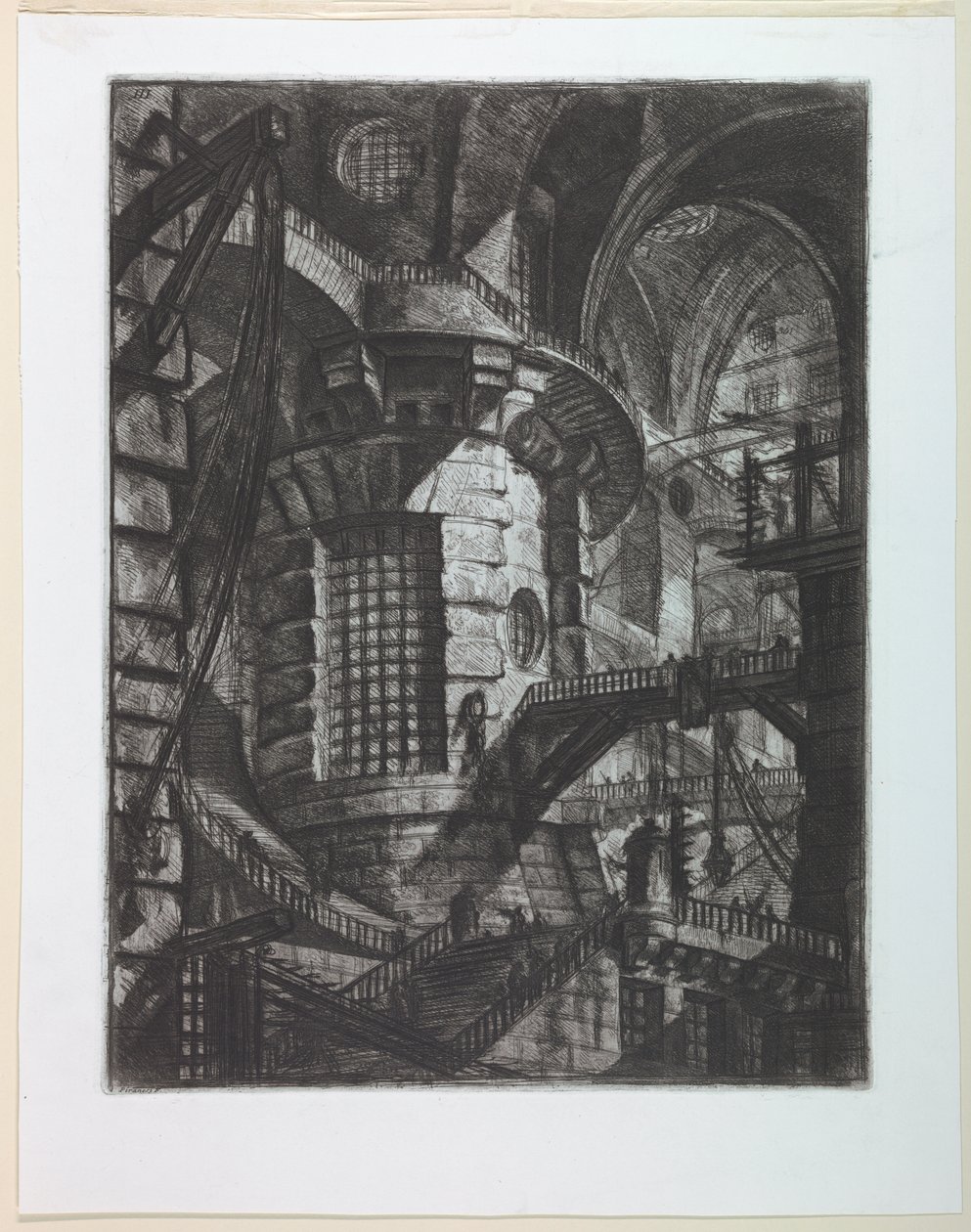 Fengselsserien, plate III av Giovanni Battista Piranesi