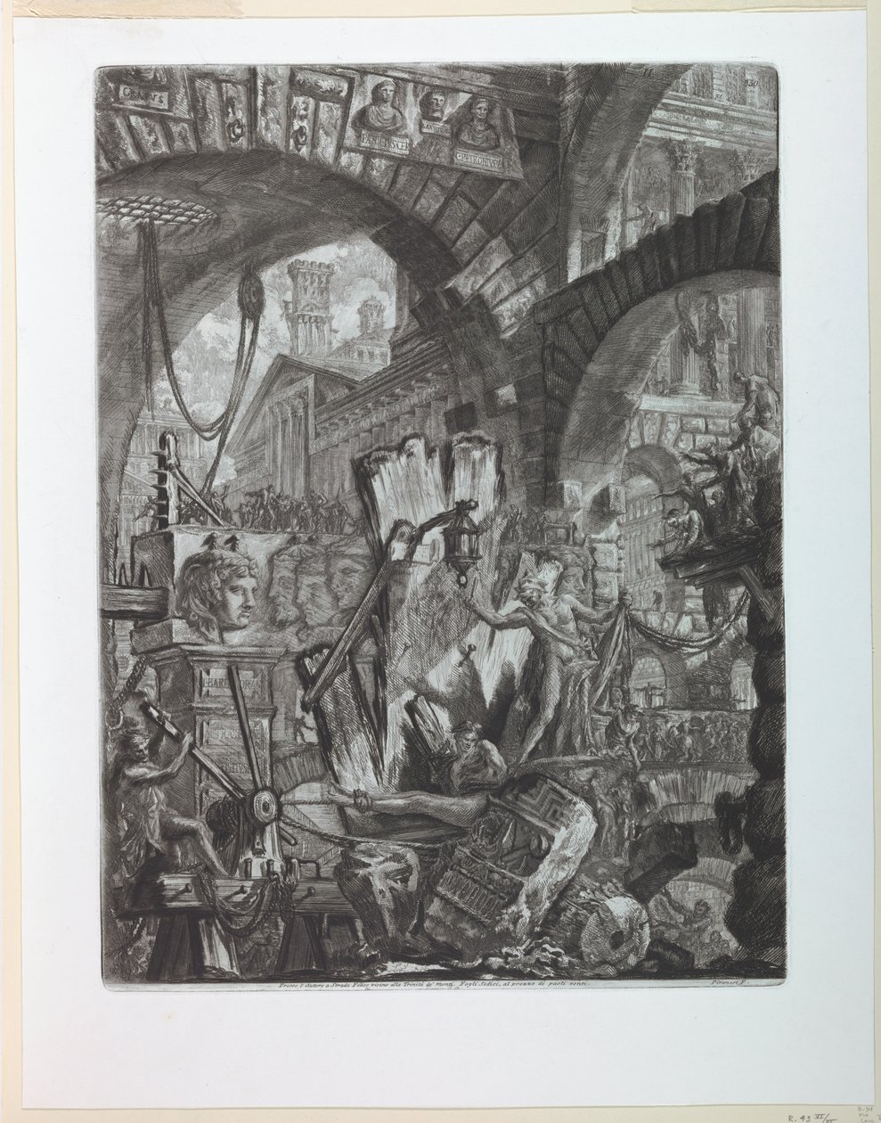 Serie Plate II fengsler av Giovanni Battista Piranesi
