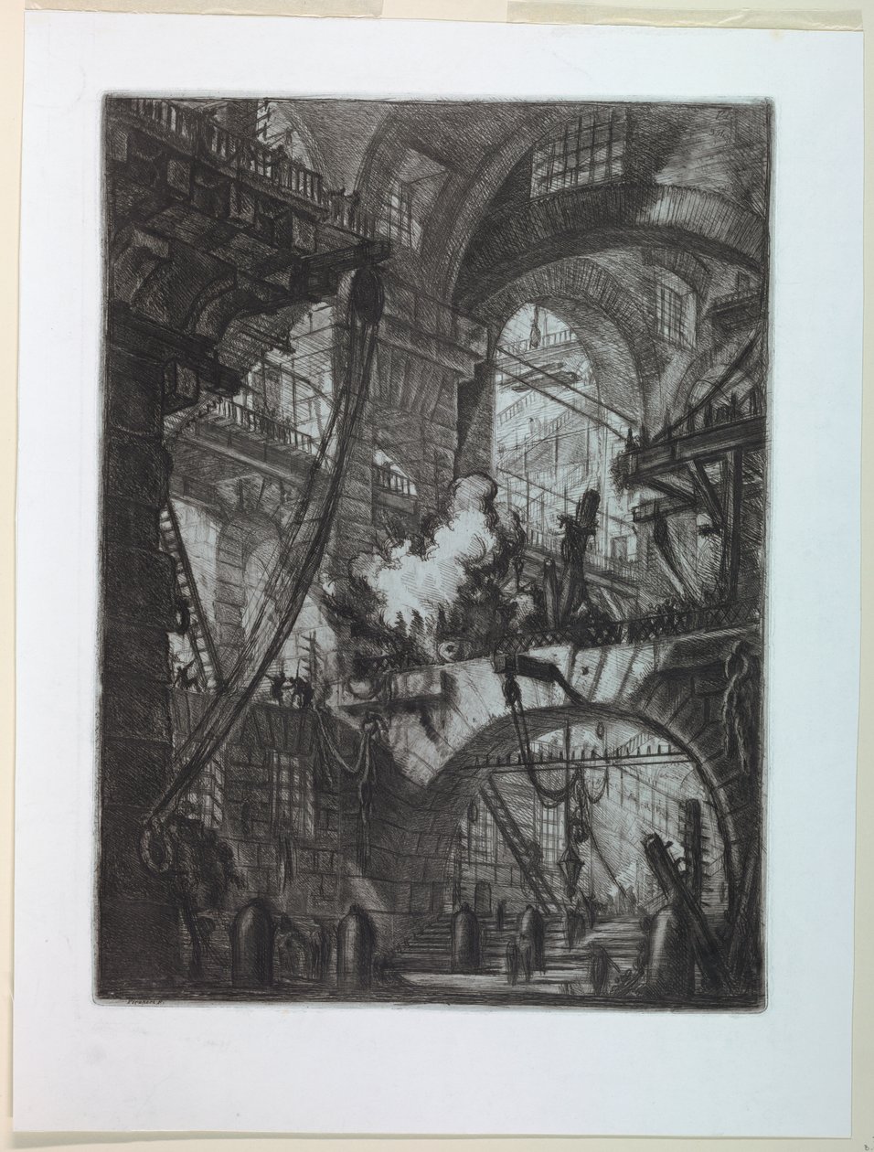 Prisons Series, Plate VI av Giovanni Battista Piranesi
