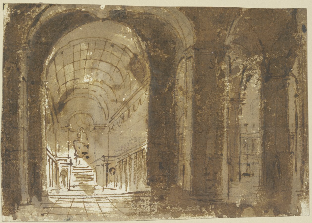 Kirkeinteriør av Giovanni Battista Piranesi