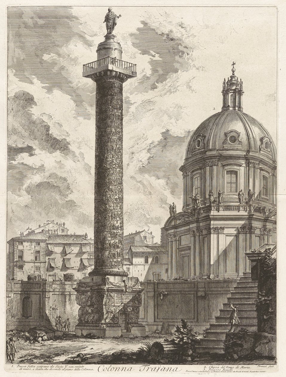 Trajans søyle (Trajan av Giovanni Battista Piranesi