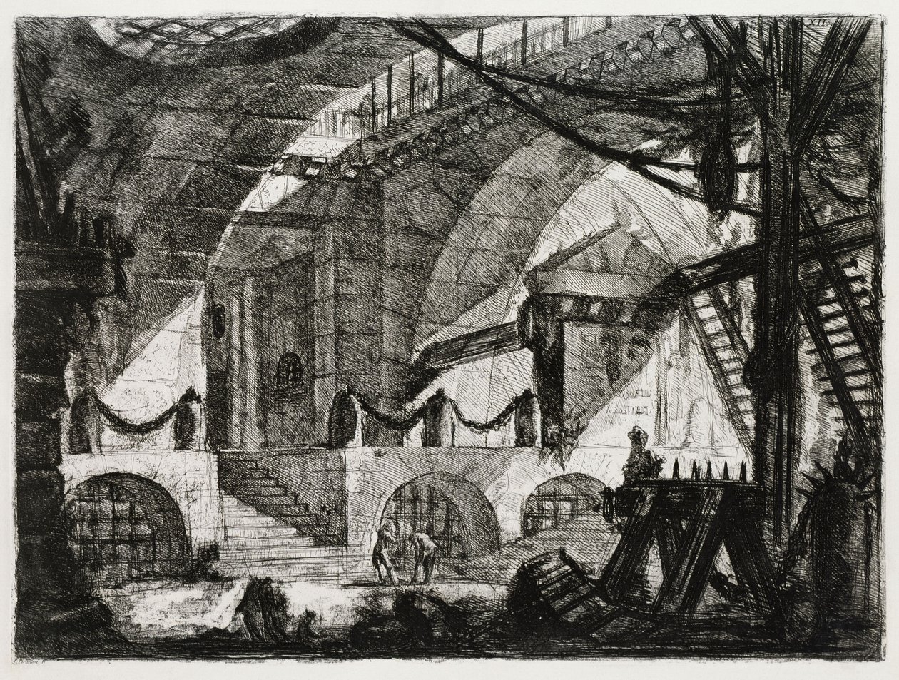 Sagbukken (blad 12 i: Carceri d