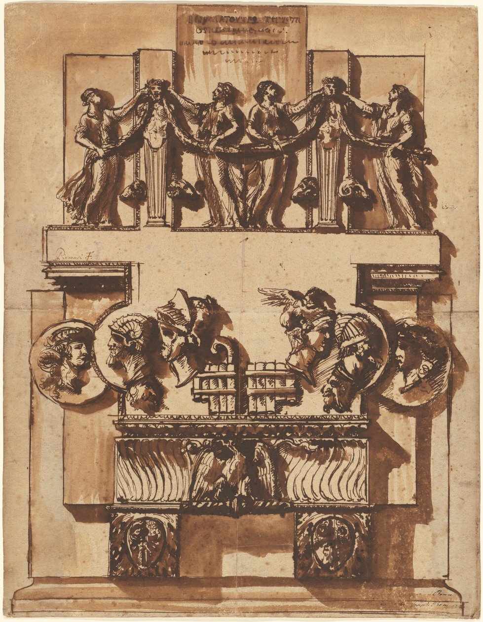 Fantasi om et storslått murmonument av Giovanni Battista Piranesi