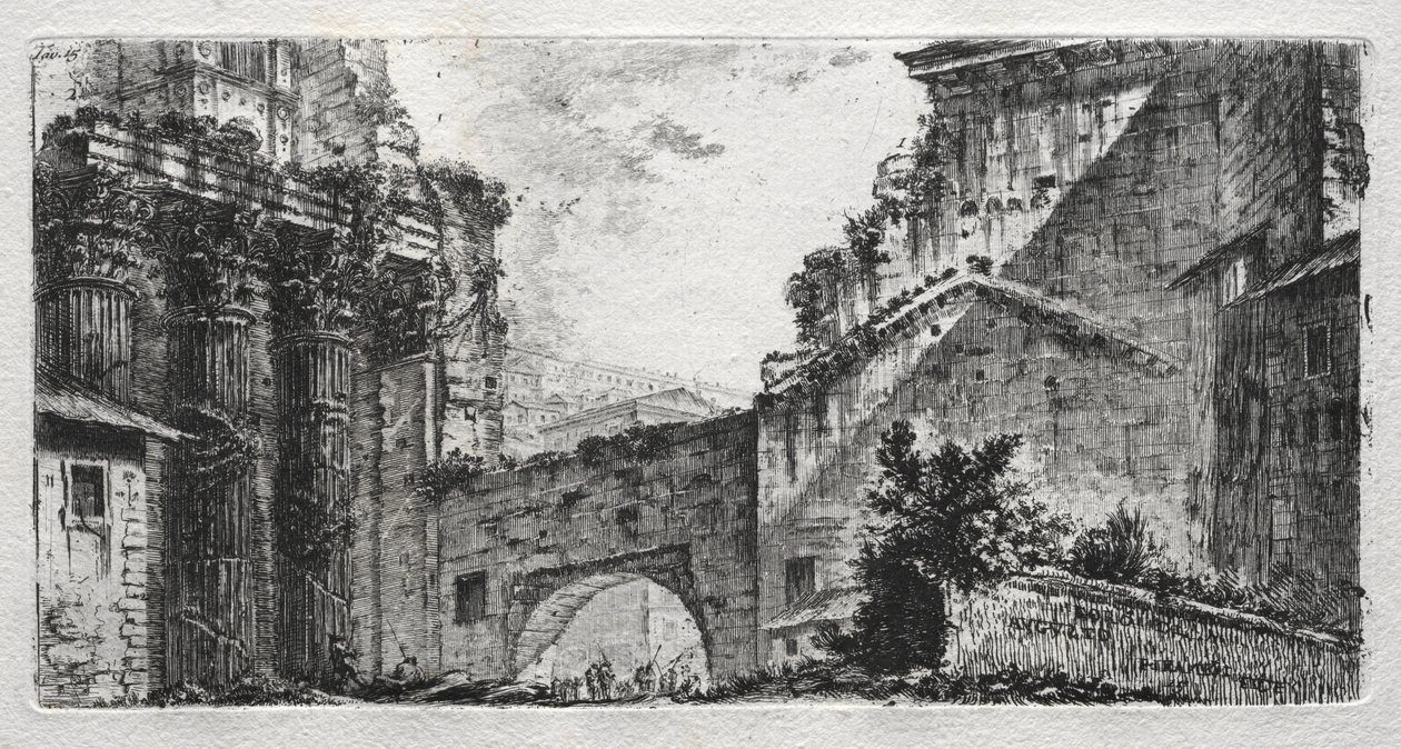 Forum til Augustus av Giovanni Battista Piranesi