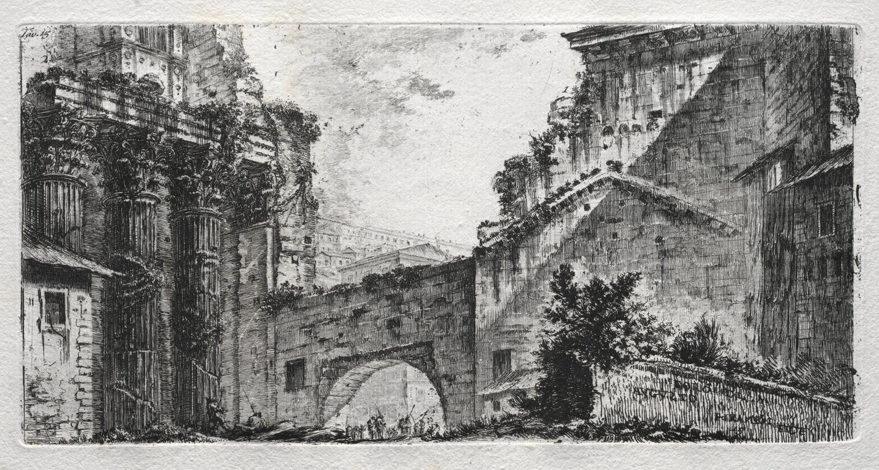 Forum til Augustus. av Giovanni Battista Piranesi