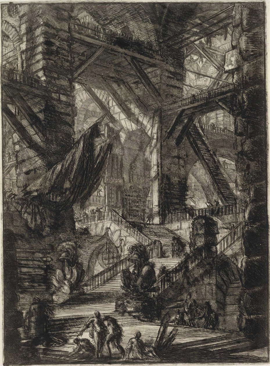 Fra serien The Imaginary Prisons av Giovanni Battista Piranesi