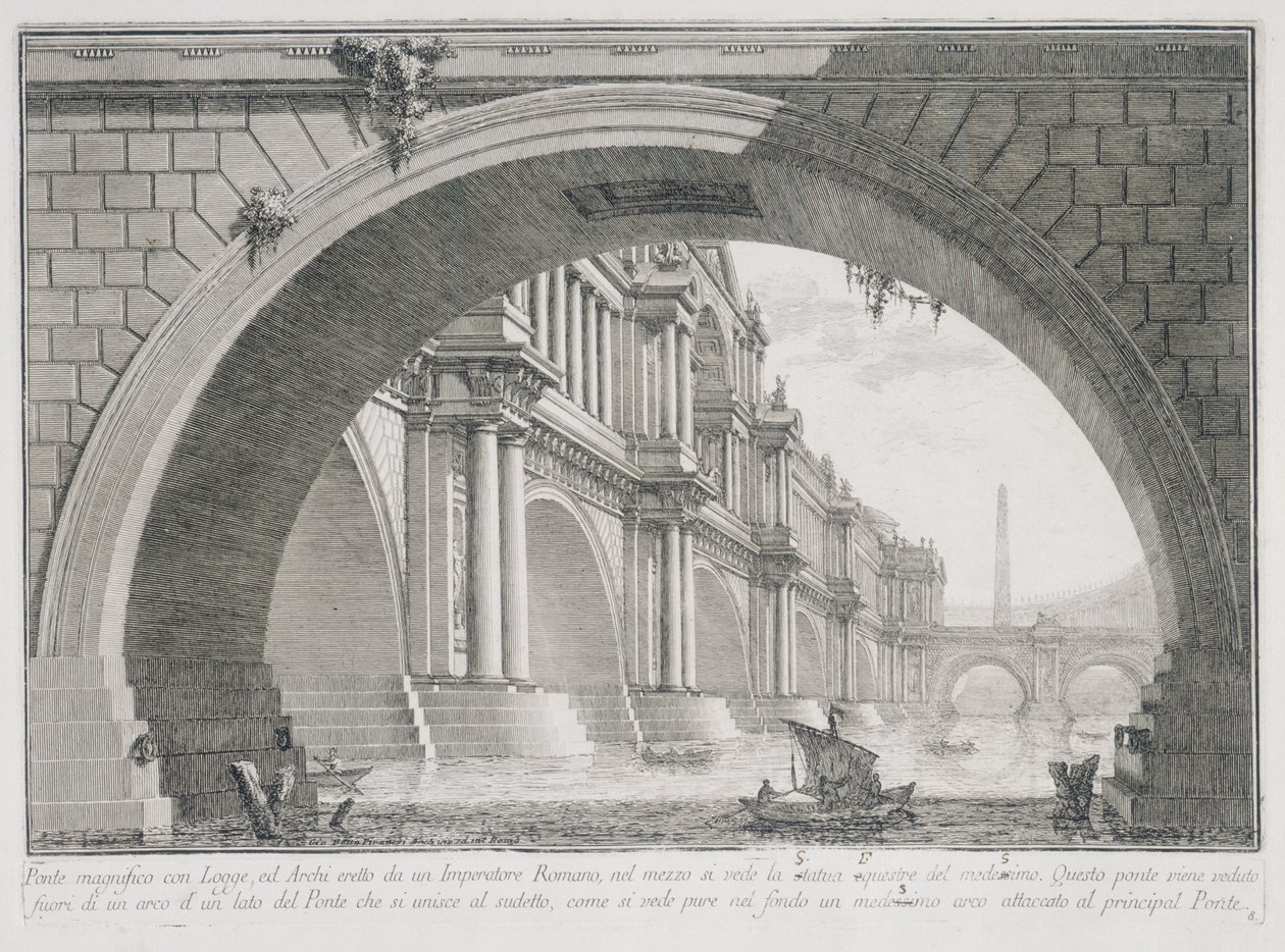 Hall i korintisk orden av Giovanni Battista Piranesi