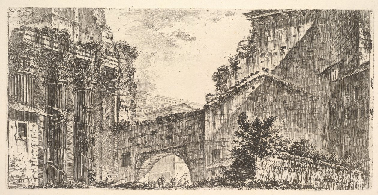 Plate 15: Forum av Augustus Forum av Augustus, ca. 1748. av Giovanni Battista Piranesi