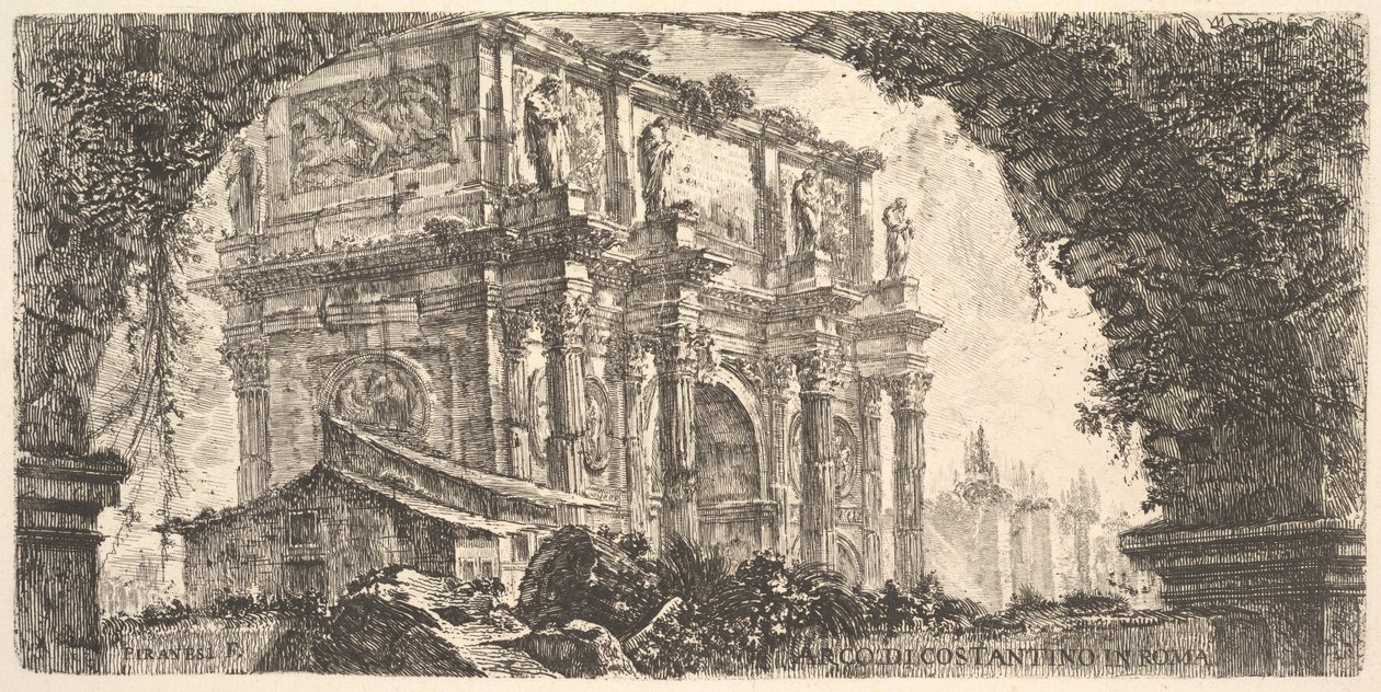 Tavle 9: Konstantinbuen i Roma, fra «Antichità Romane de