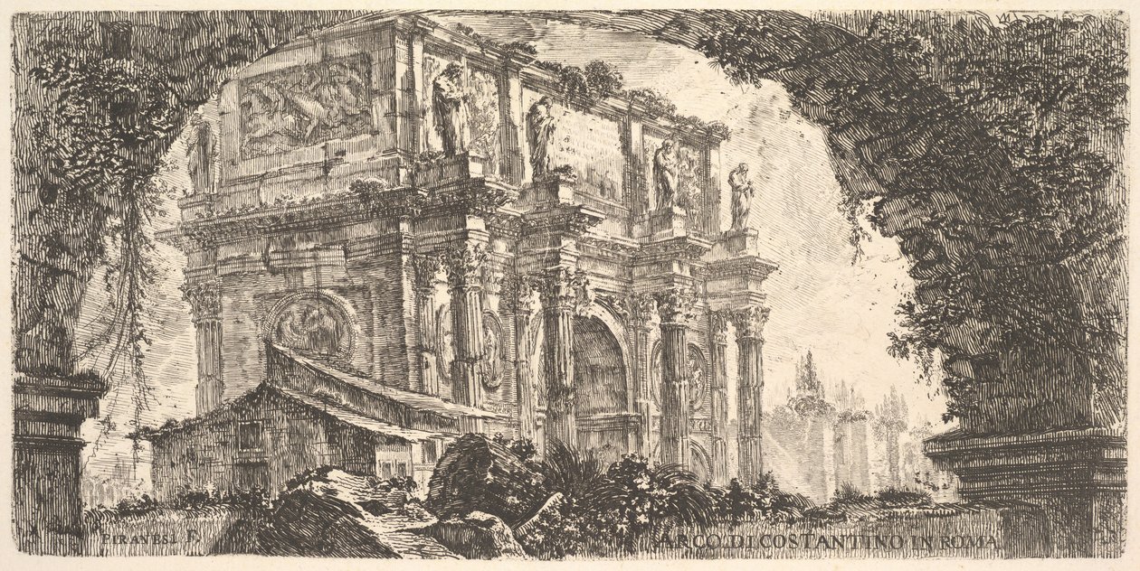 Plate 9: Konstantinbuen i Roma Konstantinbuen i Roma, ca. 1748. av Giovanni Battista Piranesi