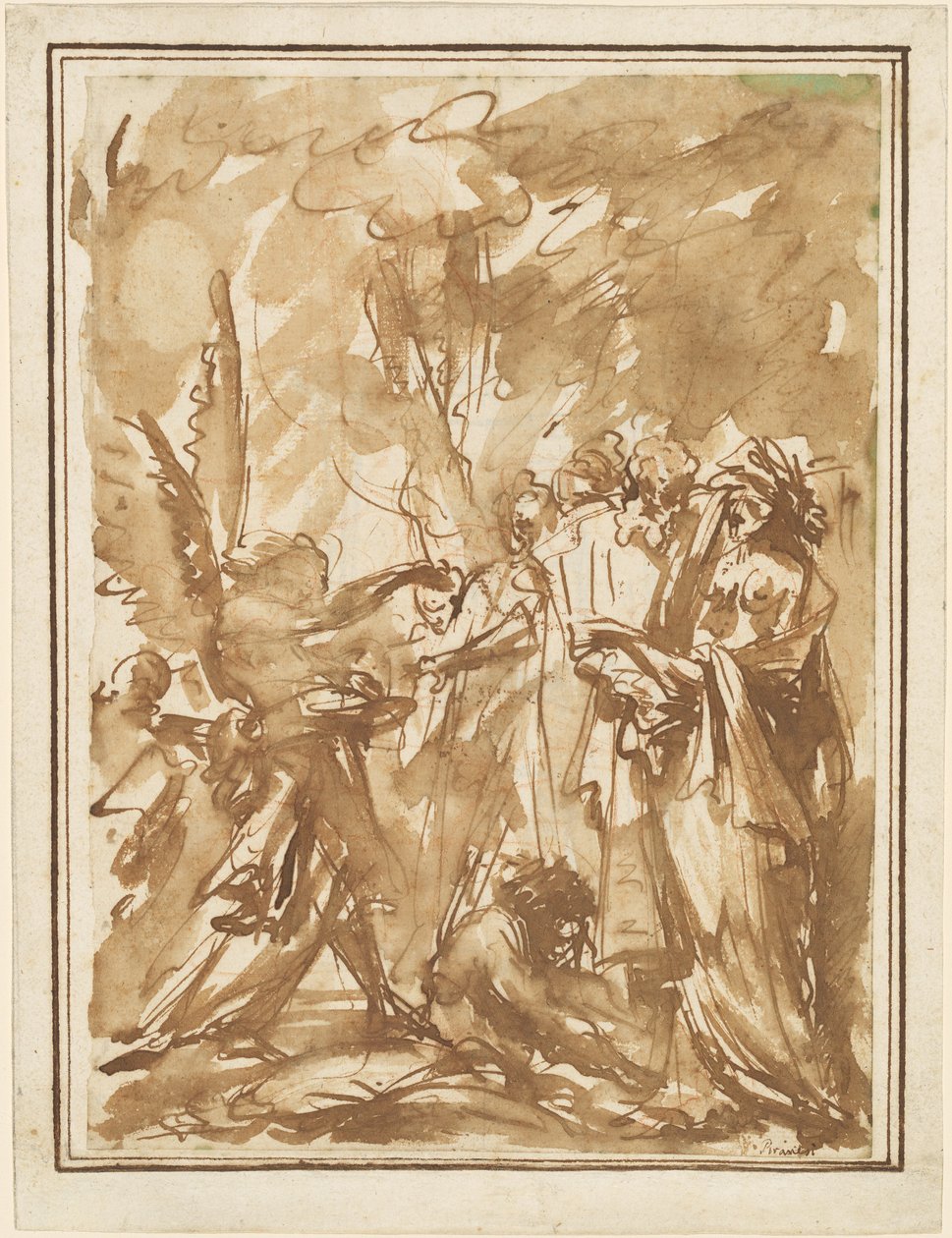 Scherzo med antikke figurer av Giovanni Battista Piranesi