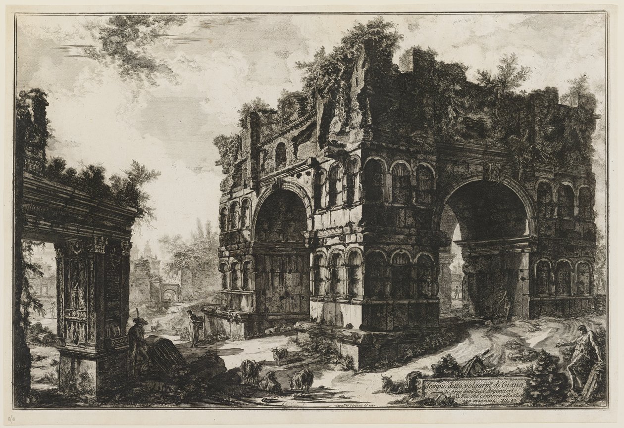 Janus-tempelet av Giovanni Battista Piranesi