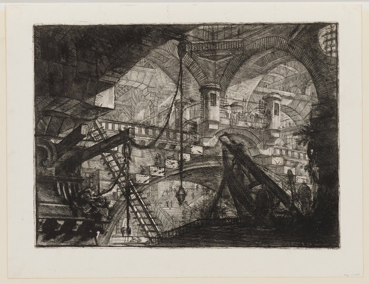Buen med skjelldekoren av Giovanni Battista Piranesi