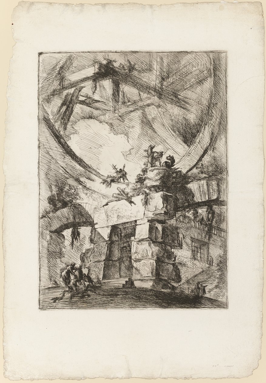 The Carceri, plate 9 av Giovanni Battista Piranesi