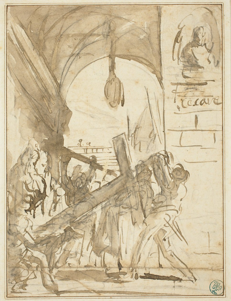 Bæringen av korset av Giovanni Battista Piranesi