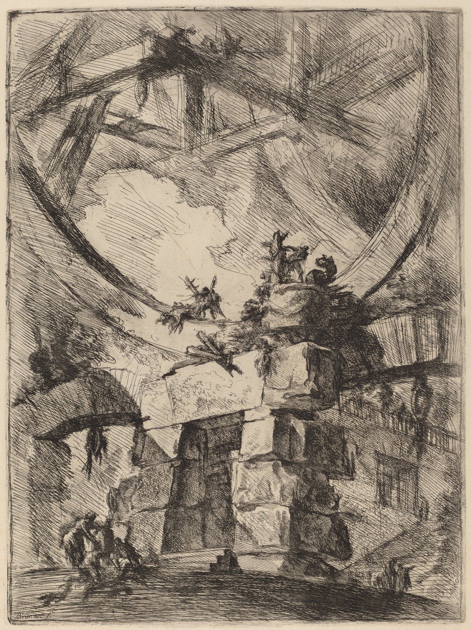 Det gigantiske hjulet av Giovanni Battista Piranesi